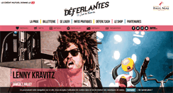 Desktop Screenshot of festival-lesdeferlantes.com